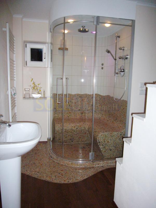 Dampfdusche mit Dampfbadsitz BT.. - Dampfbad Hersteller SOLEUM GmbH