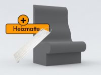 Dampfbadbank-T65-heizmatte Duschbank-T65 mit Heizmatte