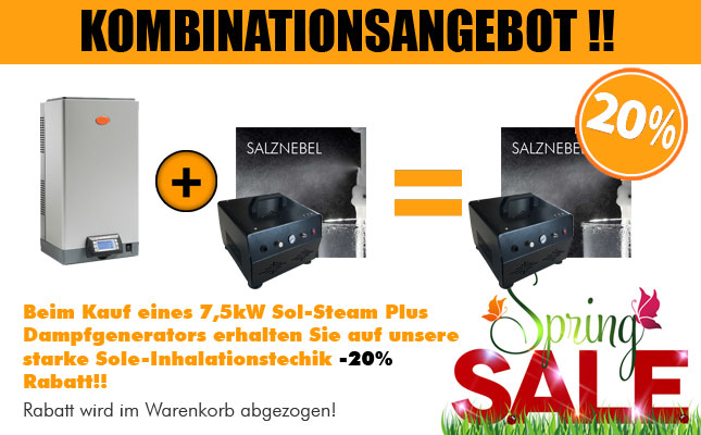 Kombinationsangebot-Dampfgenerator-Solenebler